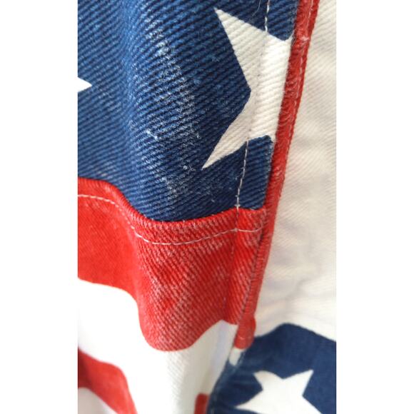 Vintage Americana Flag Bomber XXL Men’s Jacket Zip USA Patriotic - Picture 4 of 10